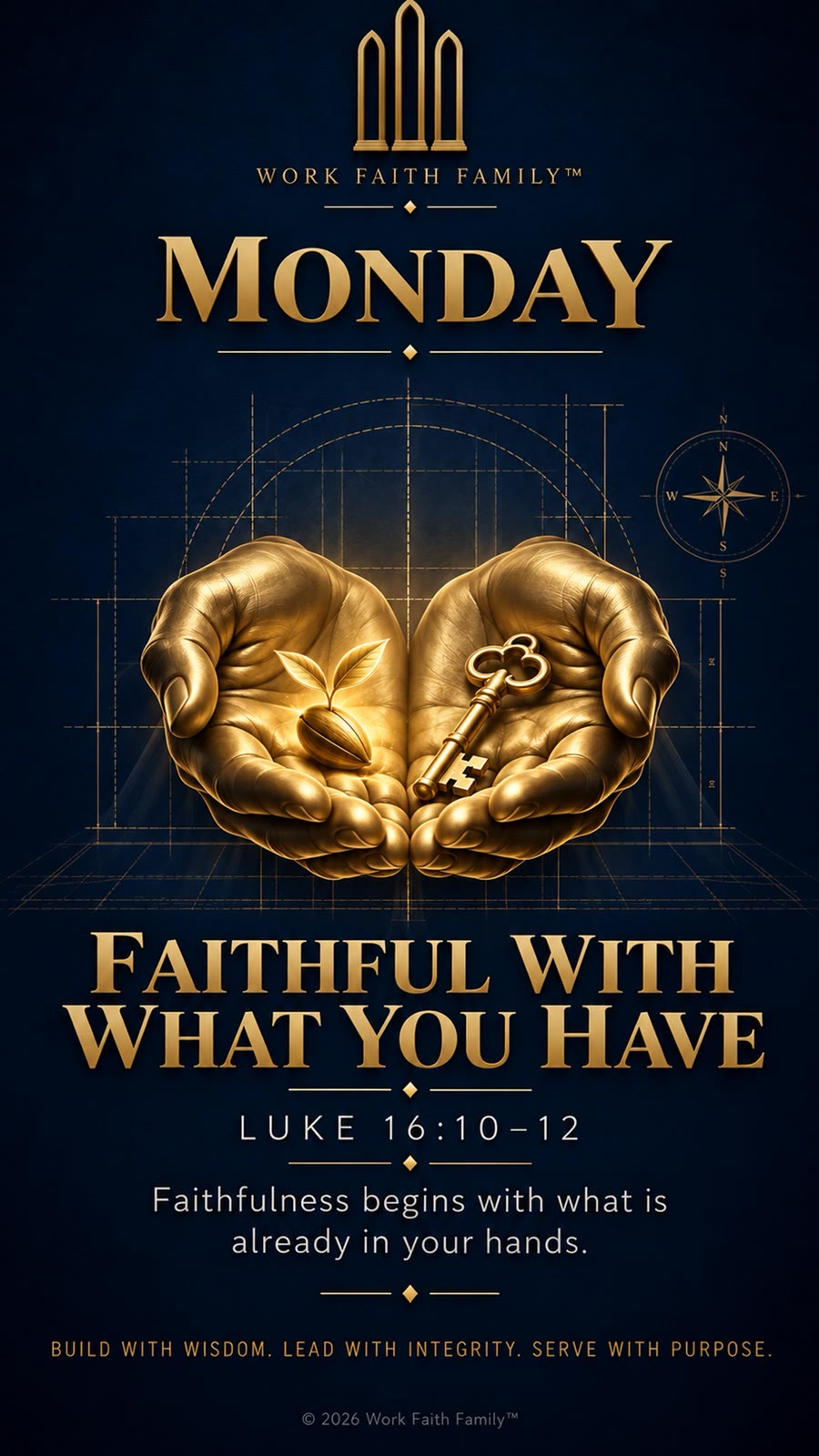Work Faith Family artwork for Faithful With What You Have