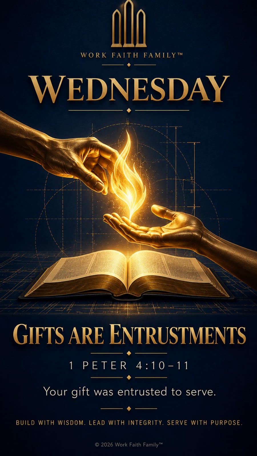 Work Faith Family artwork for Gifts Are Entrustments