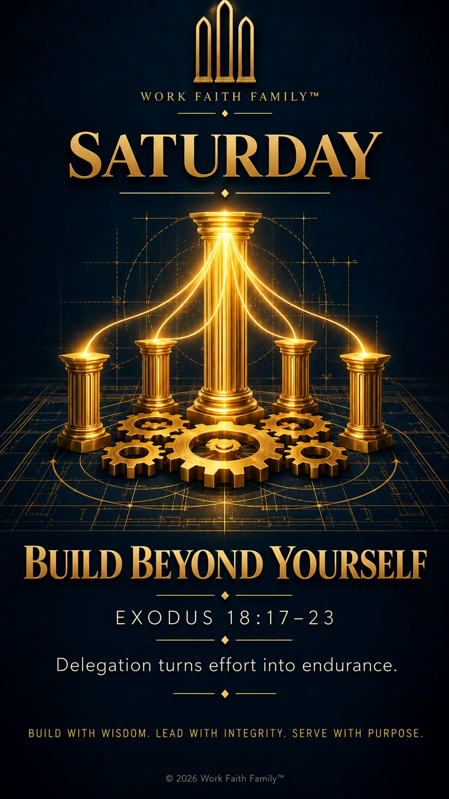 Work Faith Family artwork for Build Beyond Yourself