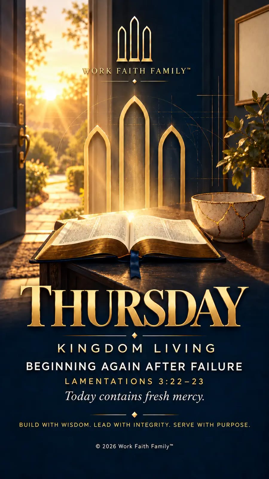 Kingdom Living artwork for Beginning Again After Failure