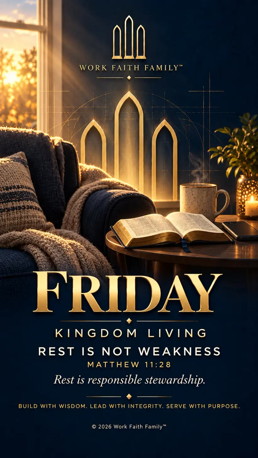 Kingdom Living artwork for Rest Is Not Weakness