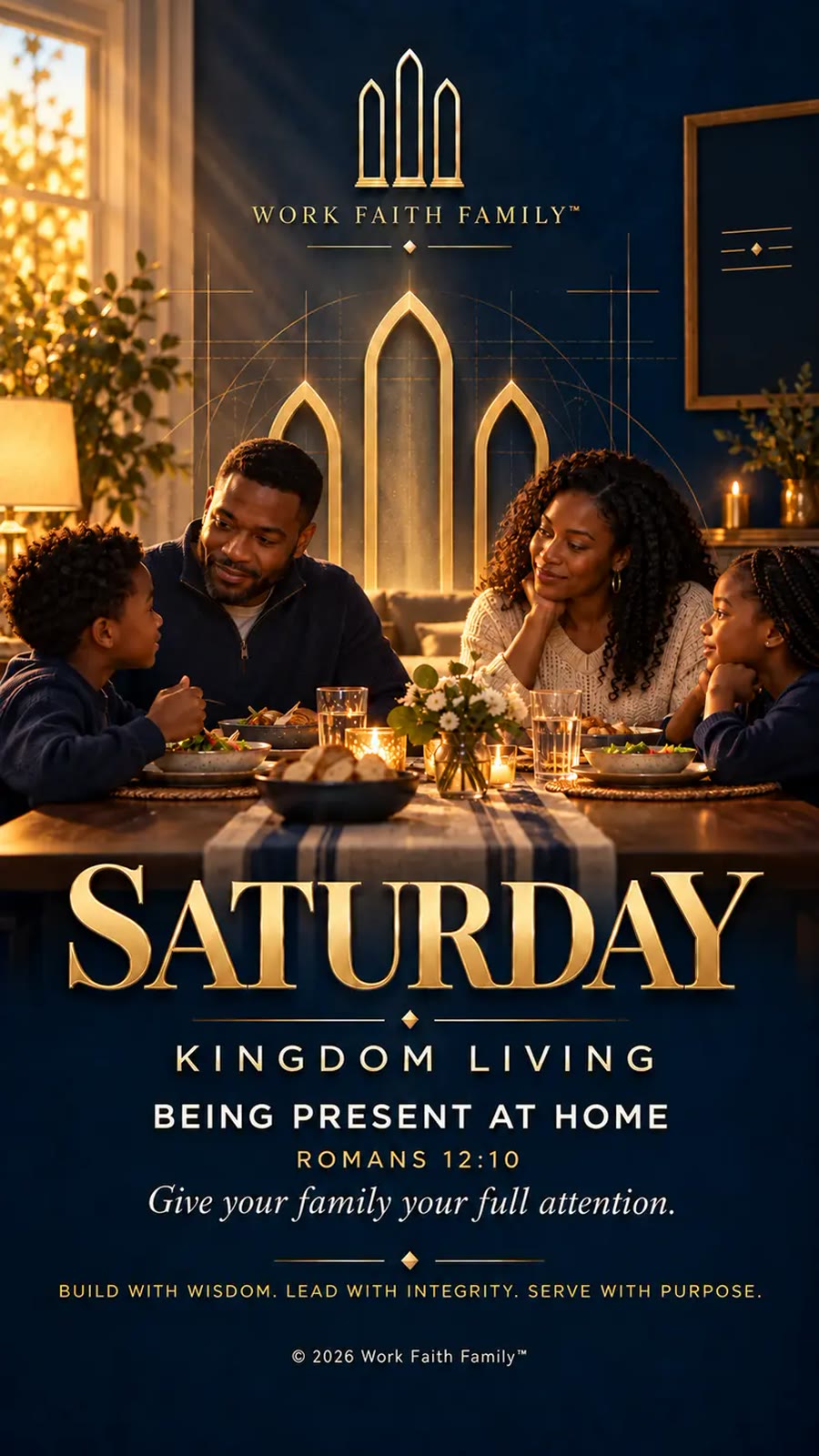 Kingdom Living artwork for Being Present at Home