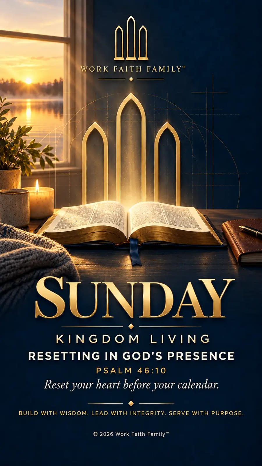 Kingdom Living artwork for Resetting in God’s Presence