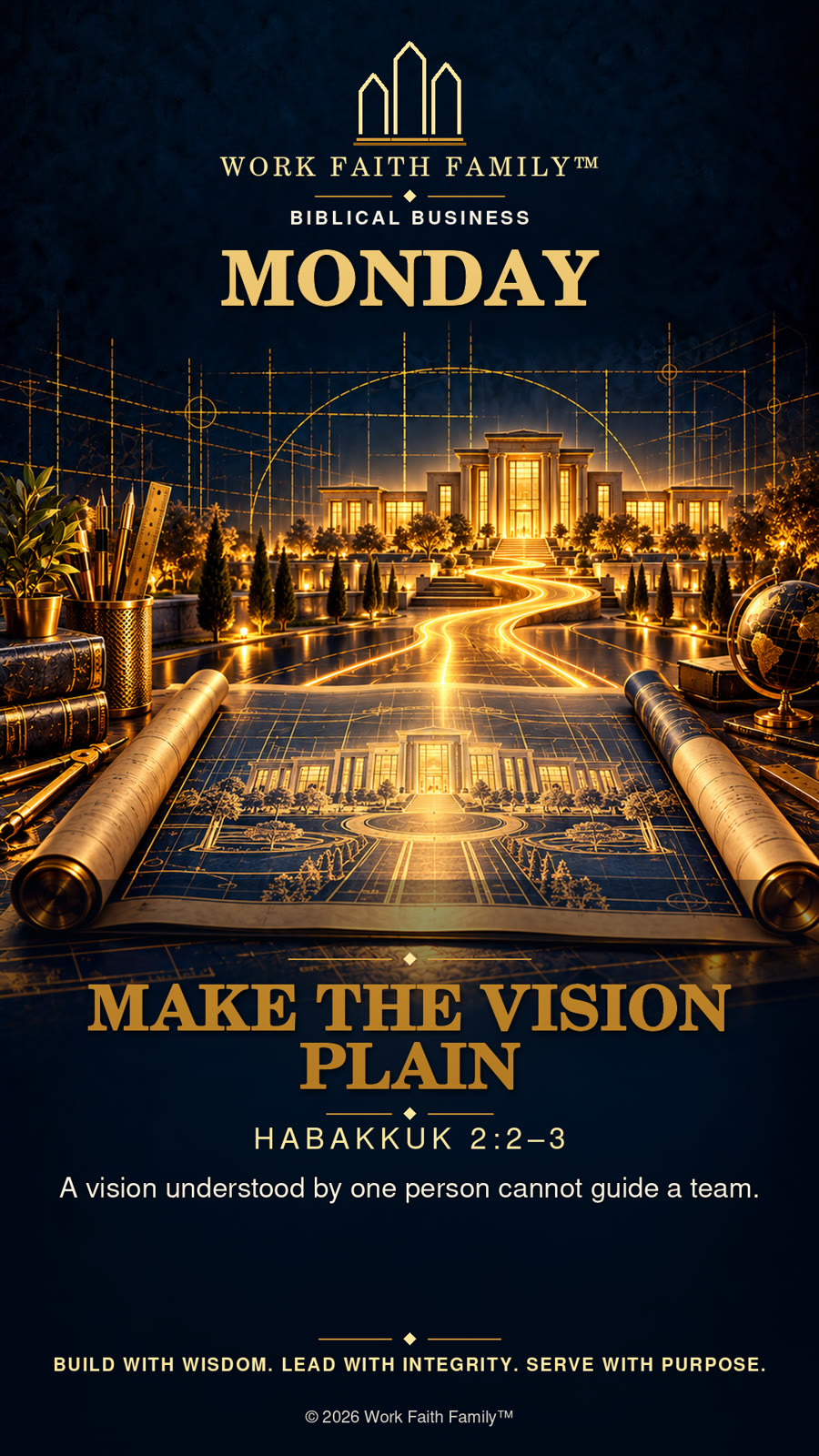 Work Faith Family artwork for Make the Vision Plain