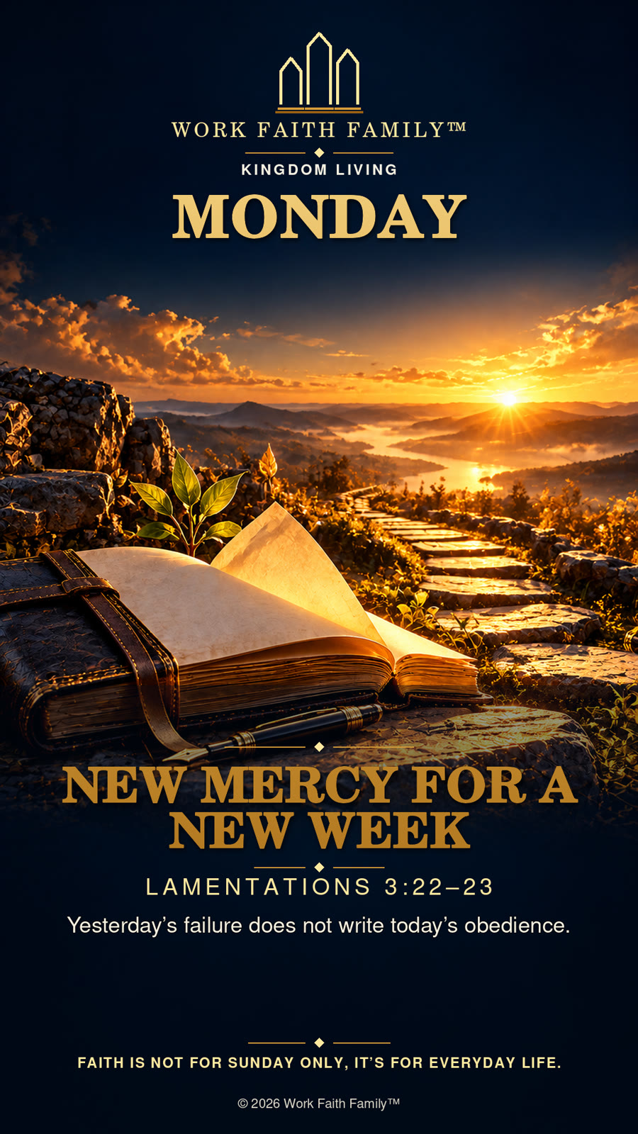 Kingdom Living artwork for New Mercy for a New Week