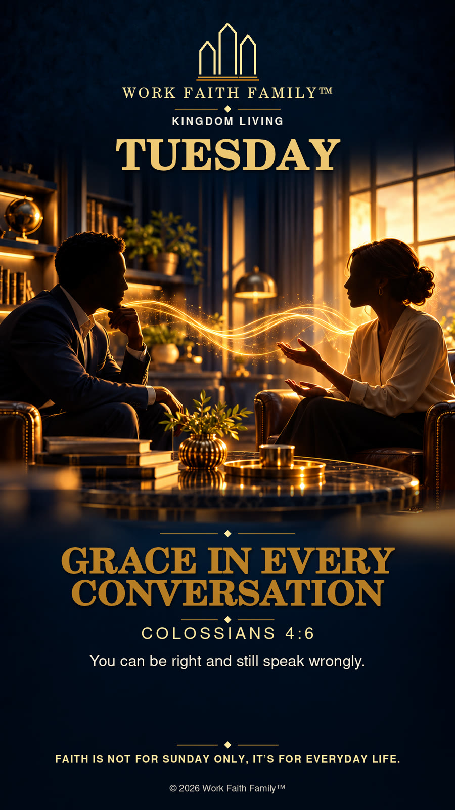 Kingdom Living artwork for Grace in Every Conversation