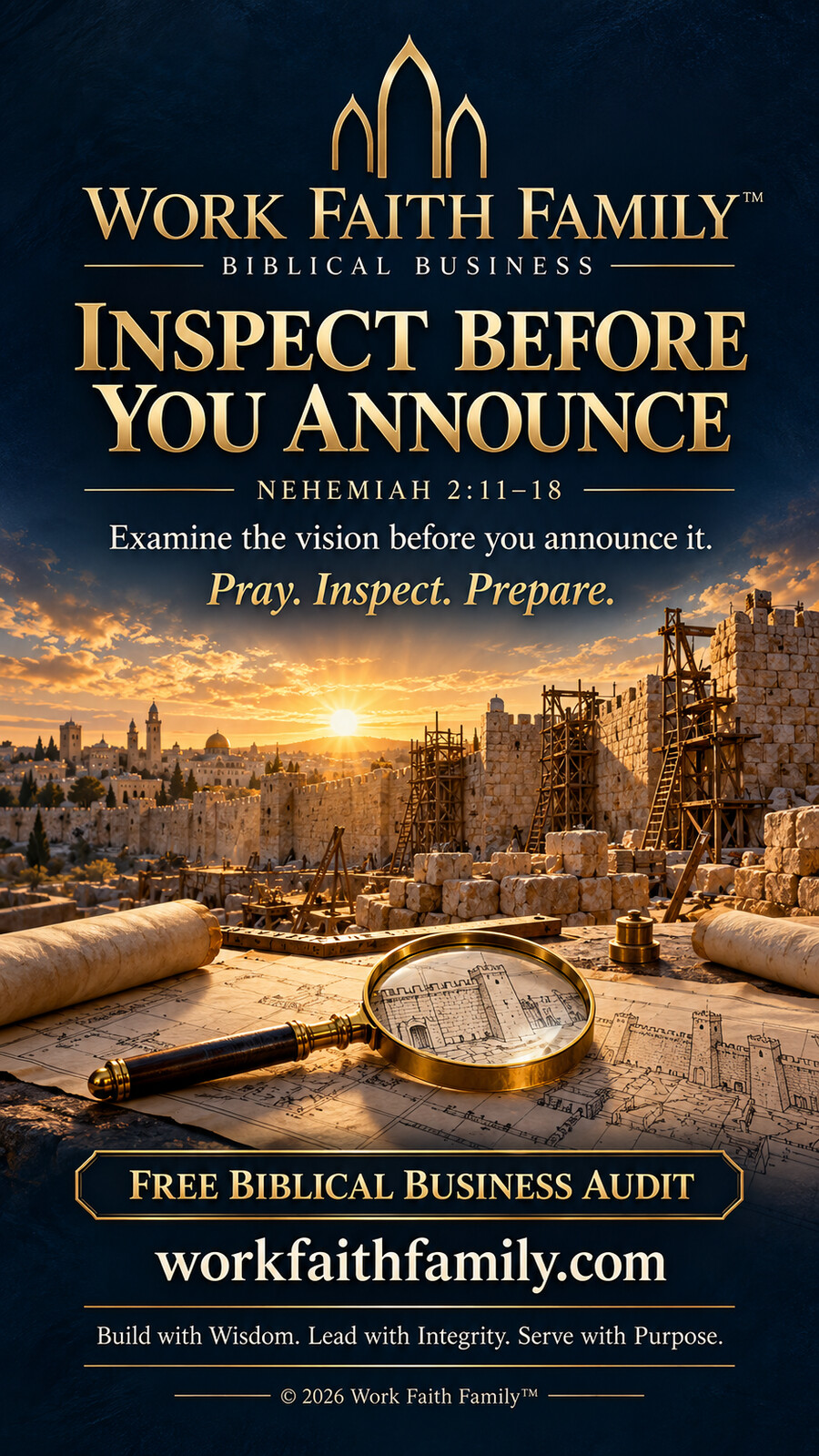 Work Faith Family artwork for Inspect Before You Announce