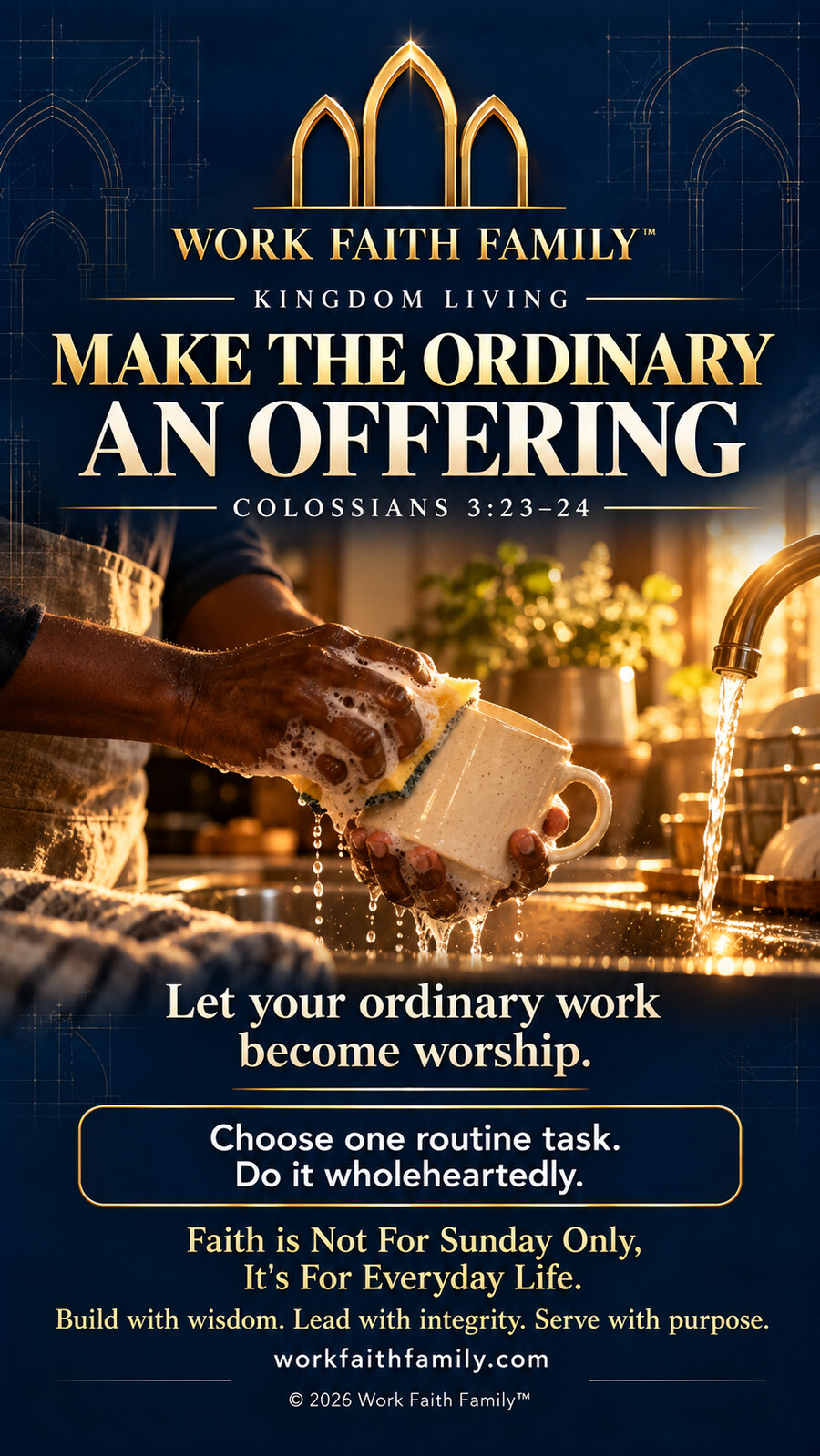 Kingdom Living artwork for Make the Ordinary an Offering