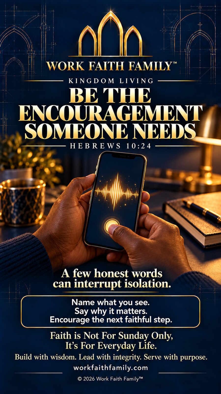 Kingdom Living artwork for Be the Encouragement Someone Needs